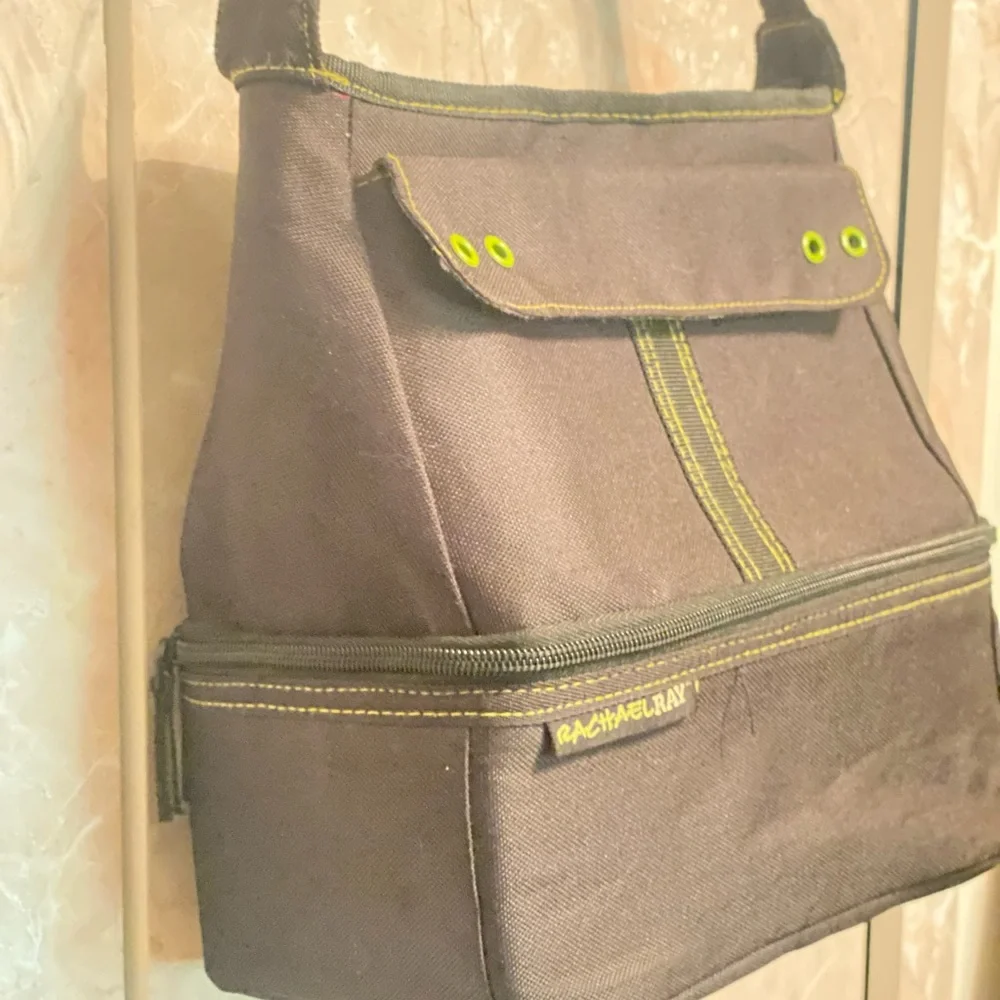 Rachael Ray Black & Green Lunch Bag